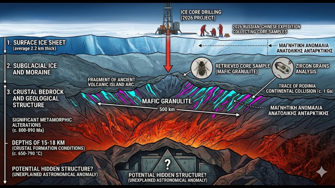 «ΑΝΤΑΡΚΤΙΚΗ 2026: Ρωσο-Κινεζικές Γεωτρήσεις & η Πύλη για την ΚΟΙΛΗ ΓΗ;»