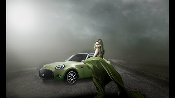 Photoshop Tutorial | Roadtrip Dark Fantasy photo Effects manipulation