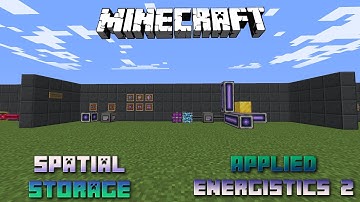 Spatial Storage Components 📀 Minecraft Applied Energistics Tutorial 1.16.5 📀 Deutsch / German 📀