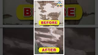 Waterproofing Service Transformation: BEFORE & AFTER - See the Infinity Difference! Infinity Building Services Inc