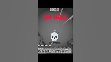 MOMENT BEFORE DISASTER 💀? || NETHERITE MINING FAILED ? || #minecraft #trollface #shorts