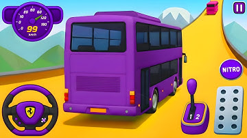 Crazy Bus Mega Ramp Impossible Racing - Bus Stunts Impossible Tracks - Android Gameplay #76