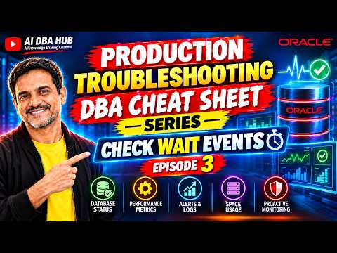 Oracle Wait Events Explained: Find Database Performance Issues | DBA Troubleshooting –Episode 3 #26i