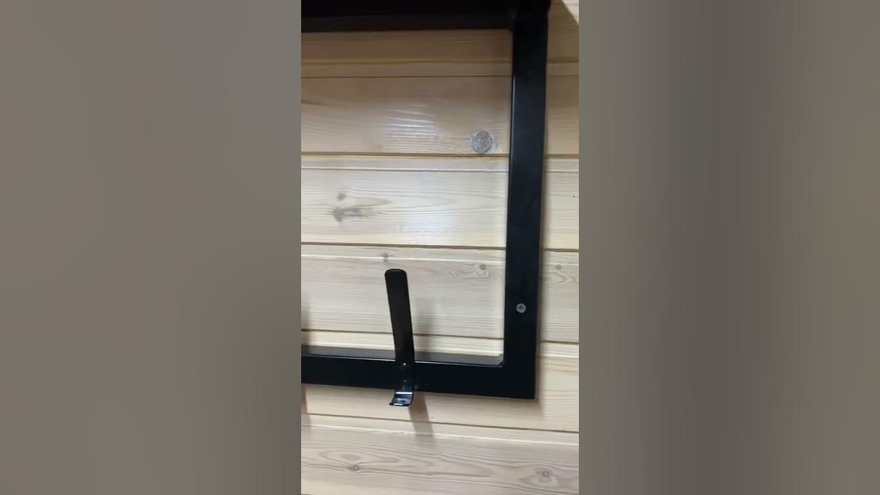 Вешалка с полкой для головных уборов в стиле лофт краткий обзор - YouTube
