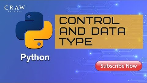 Control and Data Types - Python Training | Python Pattern Printing Programs Video Tutorial