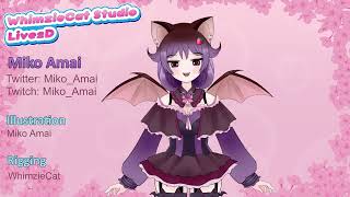VTuber showcase: Miko Amai [ Live2D Model ]