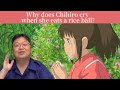 Spirited Away, Why does Chihiro cry when she eats a rice ball?