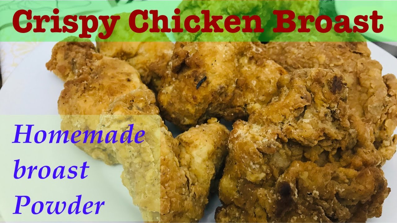 Quick and crispy Homemade chicken broast// chicken broast recipe - YouTube