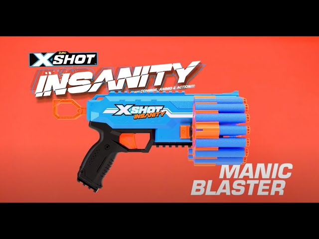 X-Shot Insanity Manic Blaster - Insanity at its most intense