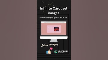 Infinite carousel images. Source code in bio and comments #html #css #frontend #webdevelopment