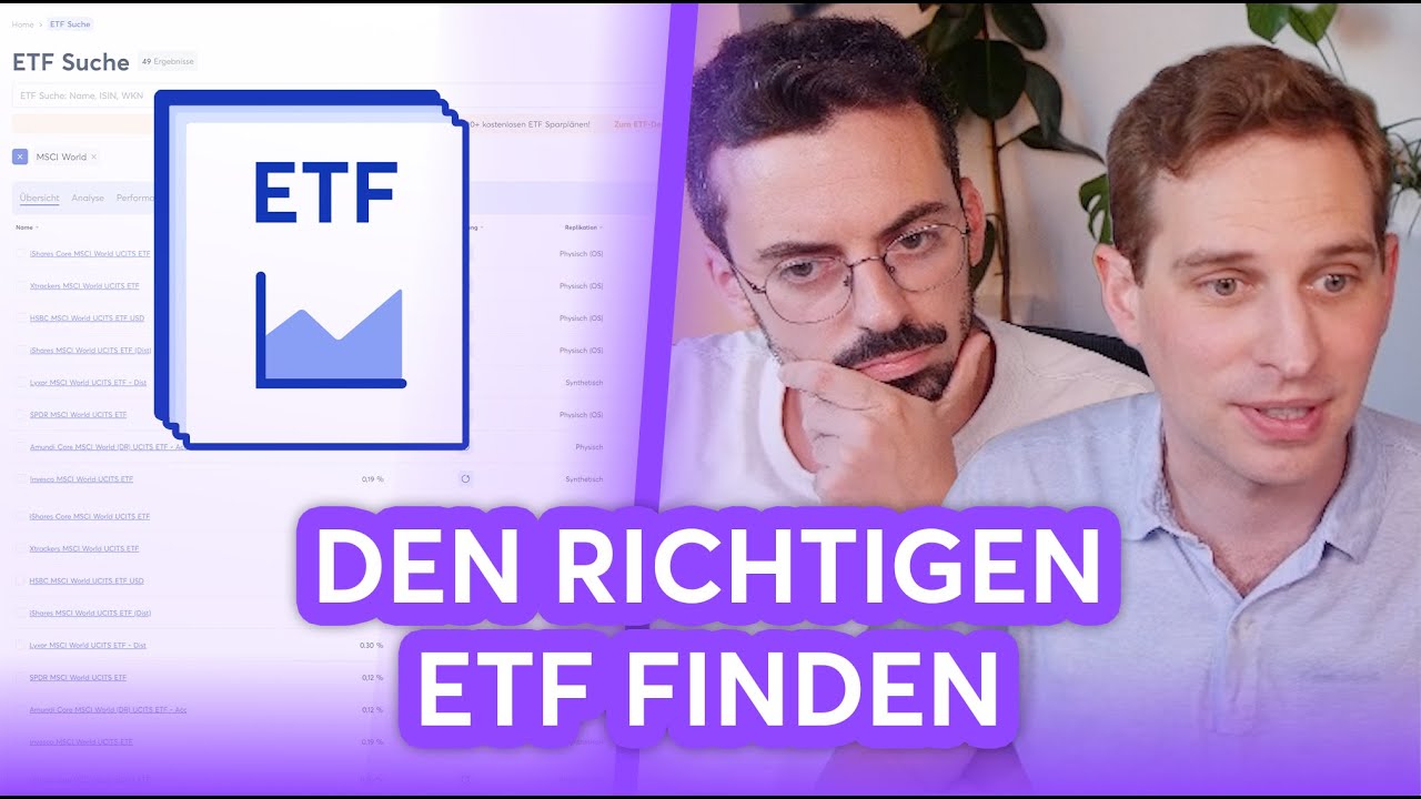 Wie findet man den richtigen ETF-Anbieter? Wie Risikotragfähigkeit einschätzen? | Stream Highlights