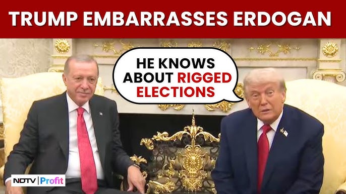 WATCH: Trump Embarrasses Turkish President Erdogan; Brings Up 'Rigged  Elections' In Front Of Media - YouTube