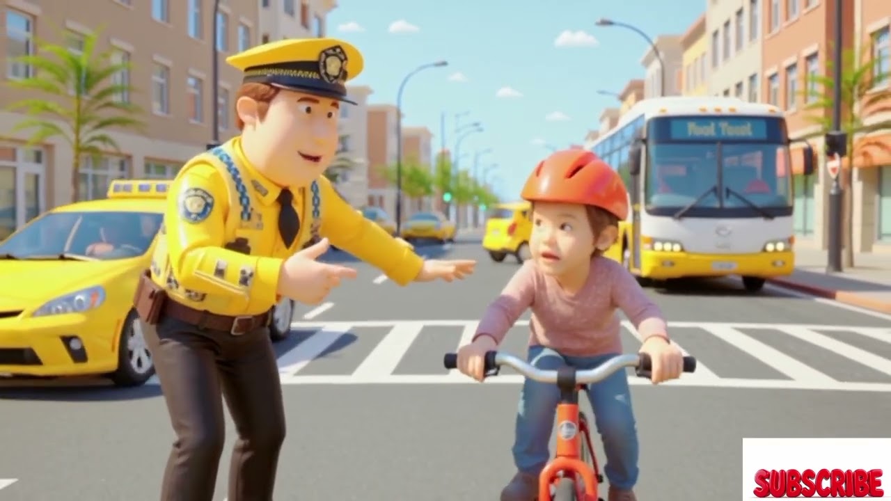 Traffic Police Super Hero 🚦 | Road Safety Rhyme for Kids | Cocomelon Style