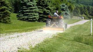 challenger mt265b with countyline box blade 6 ft