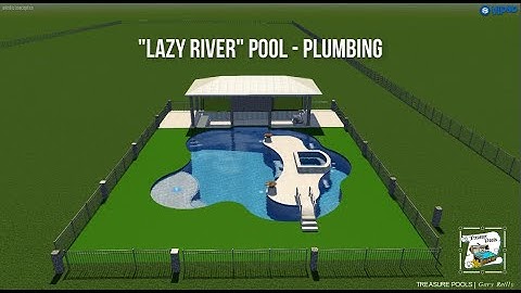 Lazy River Swimming Pool - Plumbing Installation