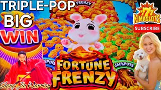 SHE POPPED THEM ALL! TRIPLE-POP BONUS on "FORTUNE FRENZY" #casino #slotmachine #bonus #bigwin #slots screenshot 5