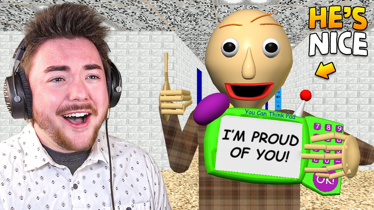 BALDI'S BASICS but he's genuinely KIND AND SUPPORTIVE…