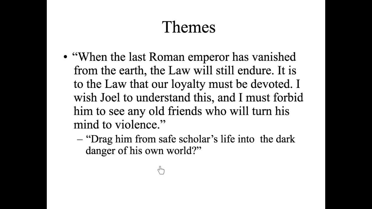 Book Discussion The Bronze Bow Chapters 17 YouTube