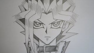 How To Draw Yami Yugi | Step By Step Pencil Drawing Tutorial | Yugioh 𓂀