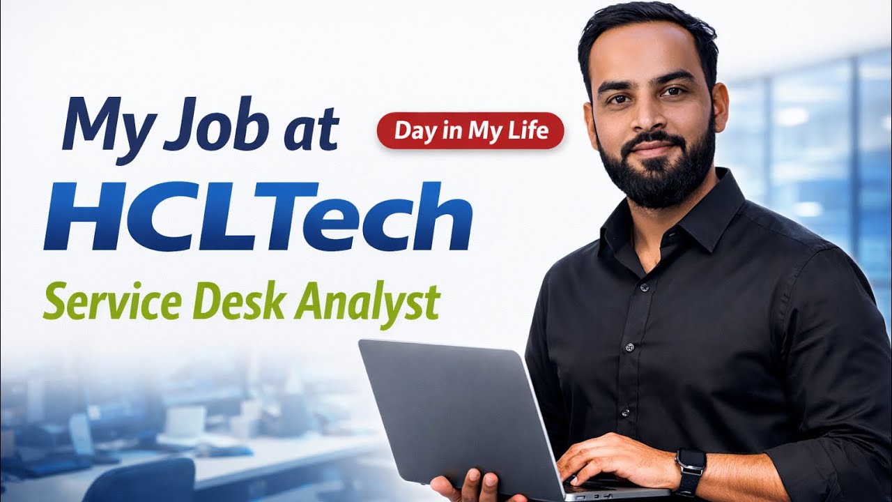 My job at HCLtech | What i do in HCLtech | Job as a Service Desk Analyst | #corporate #office #hcl