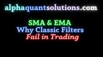 Why SMA & EMA Don’t Work in Volatile Markets  | Quantitative Investing Dashboard