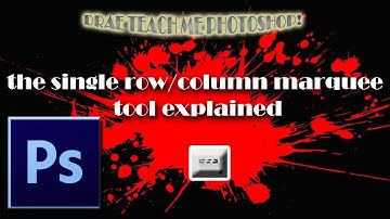Photoshop Tutorial: The Single Row/Column Marquee Tool Explained