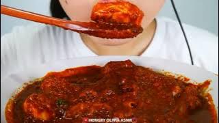 Hungry Olivia ASMR - ASMR Seblak level 5 (Indonesian Spicy Food) “BITES ONLY”