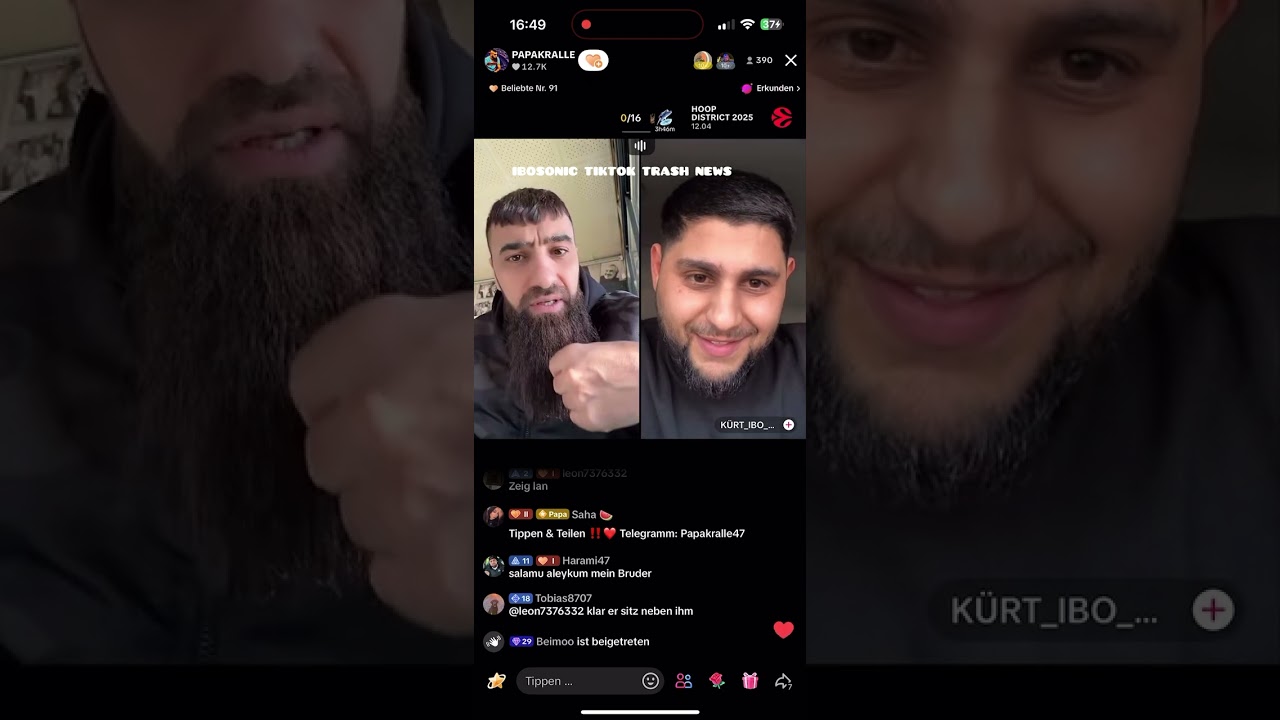 KÜRT IBO IST IN IZMIR MIT PAPAKRALLE IM RESTAURANT 🤝