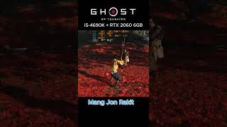 Gaming Test Ghost of Tsushima DC #gaming #gamingshorts #rakitpc #pcgaming