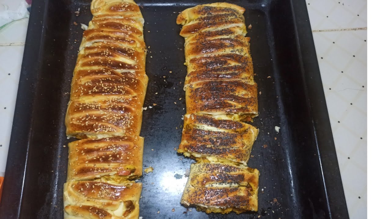 فطيرة الظفيرة بحجم عائلي بعجينة هشة و لذيذة و سهلة التحضير