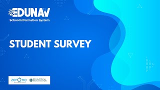 Student Survey - EDUNAV Tutorial