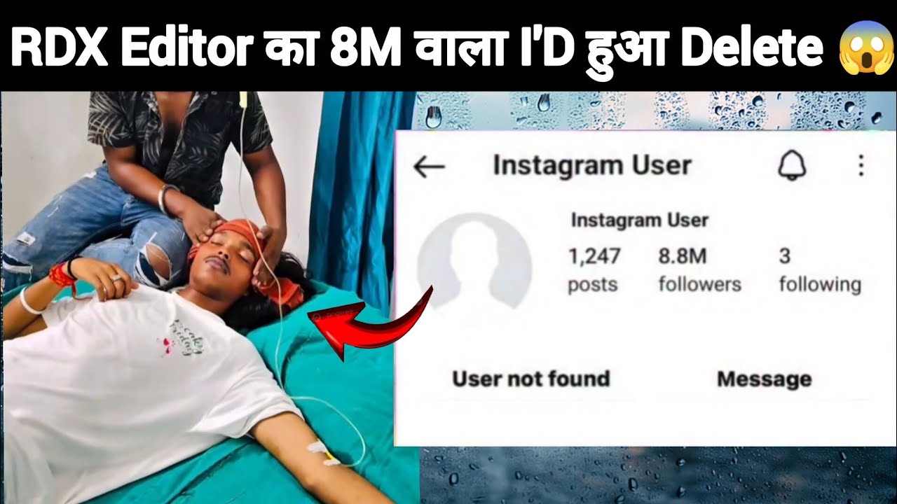 RDX Editor Ka 8 Million Wala Instagram ID Delete! 😱 Kya Hua Tha?
