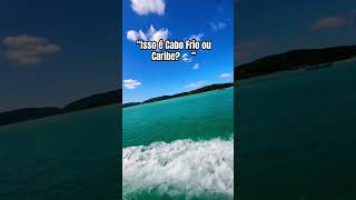 “Isso é Caribe ou Cabo Frio? 😳🌊”