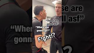 Trash Talk Went TOO FAR!? @GymMenace04 #hooper #basketballtrashtalk #trashtalkers #1v1basketball