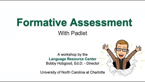 Formative Assessment with Padlet