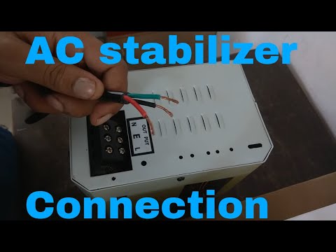 Ac Staibilazer Connection in Hindi..!! By Easy To Electric