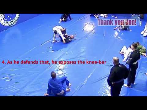 Sweep to Knee bar