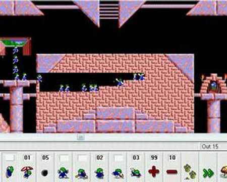 Lemmings - Mayhem level 16