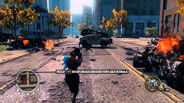 Saints Row The Third SA-3 Airstrike Fun