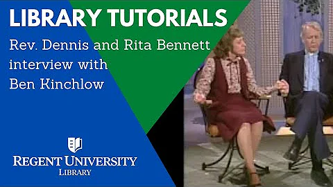 Rev.  Dennis and Rita Bennett interview with Ben K...