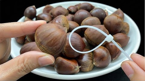 Nieuwe truc: kook kastanjes zo en ze pellen zichzelf! Weinig mensen weten dit | Click DIY