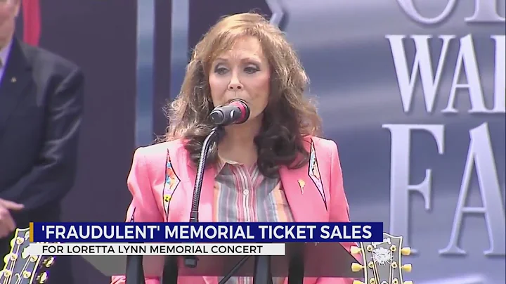 Warning about fraudulent tickets to Loretta Lynn m...