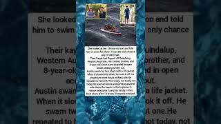 13-YEAR-OLD SWIMS 4 HOURS TO SAVE FAMILY AFTER KAYAK FLIPS IN OPEN OCEAN 🌊💪😳