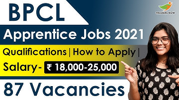 BPCL Apprentice 2021 | Salary ₹ 18,000-25,000 | Notification for 87 Posts | Central Govt Jobs 2021