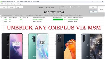 How to Unbrick any OnePlus Device via MSM Download Tool