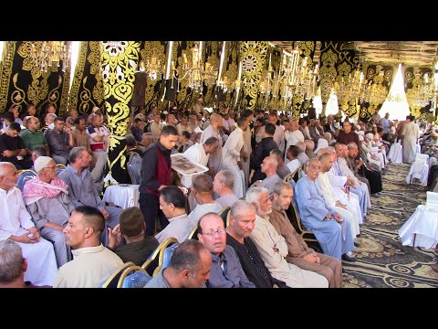 عزاء الحاج عباس حماد بركات الشيخ محمد سميربلال الاعراف والانفال مسهله تصوير احمد السحيتى 