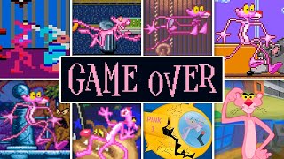 Evolution Of The Pink Panther Games Death Animations & Game Over Screens
