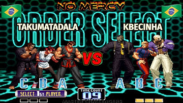 TAKUMADALA vs KBECINHA ¡Estuvo parejo hasta que empezó! KOF 2002