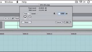 How To Normalize Audio in Apple Soundtrack Pro