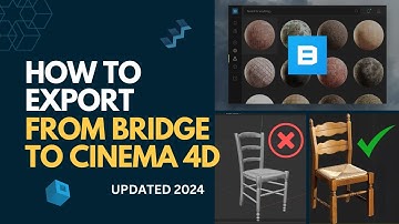 How to Export Bridge to Cinema 4D FIX | 2023/2024/2025
